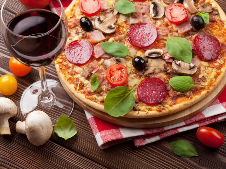 As melhores combinações entre vinho e pizza